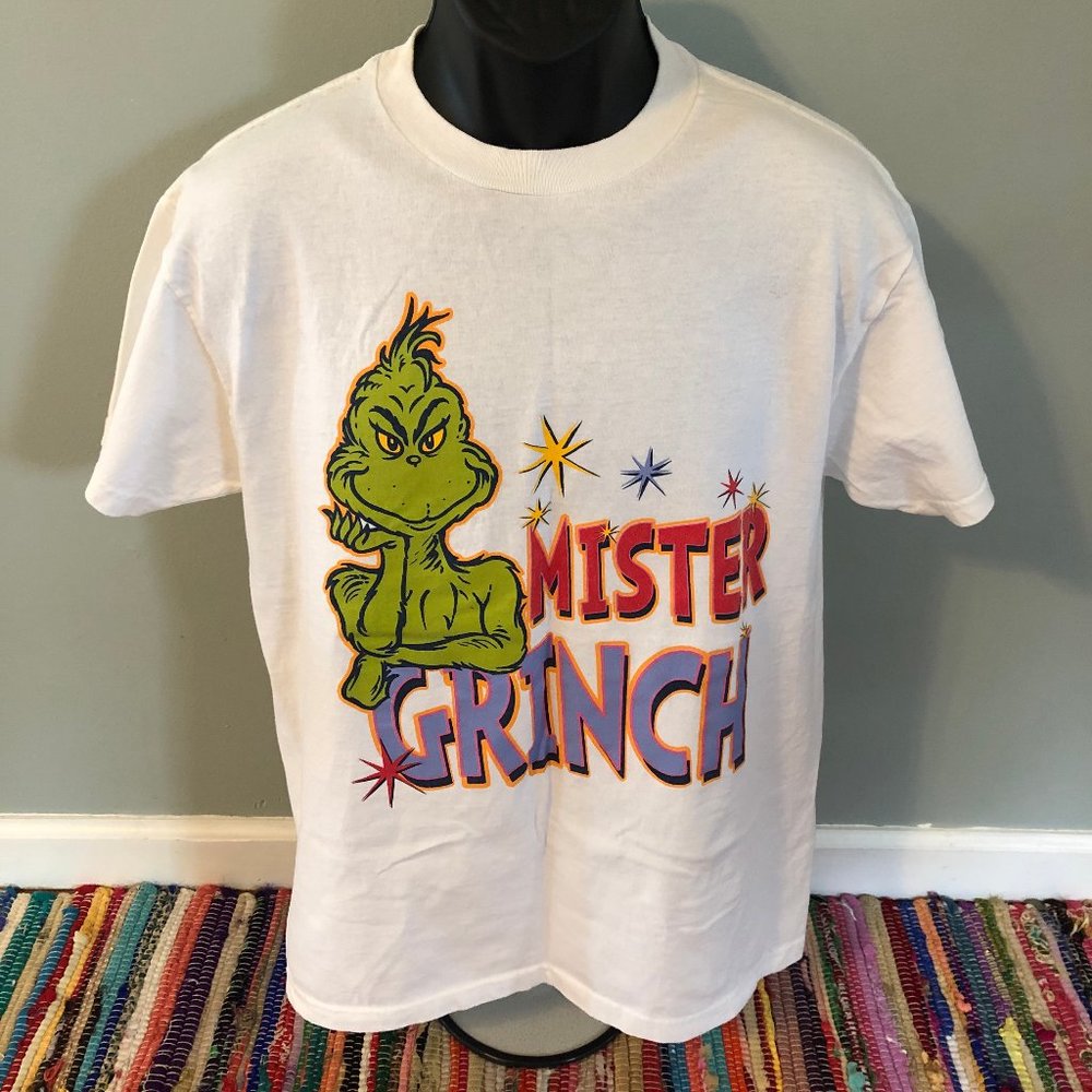 90s Mister Grinch Dr Seuss Shirt The Sly One Large